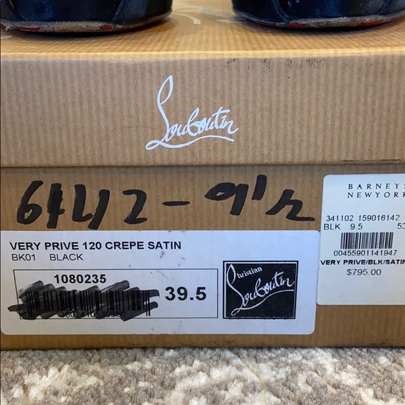 Christian Louboutin Very Prive 120 Crepe Satin - Picture 2 of 6